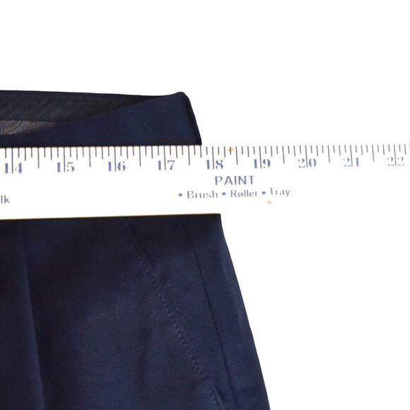 Ralph Lauren Men's 100% Wool Pants Navy 34x32 Cuffed Hem GUC *Minor Flaw* - Picture 8 of 9